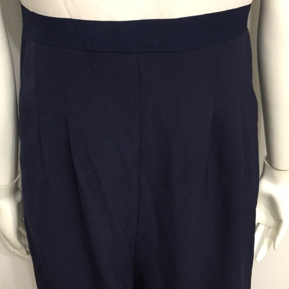 2/$25 Xhilaration Navy Stripes Romper Pants Large - Picture 3 of 9